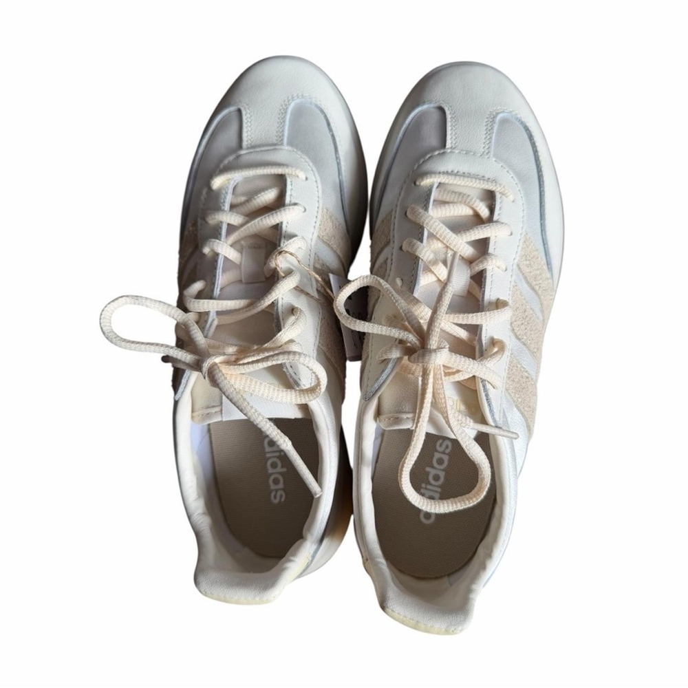 Adidas Sneakers Wonder White Cream JR1221 Women's US 9.5 New with Tags! - Picture 6 of 8